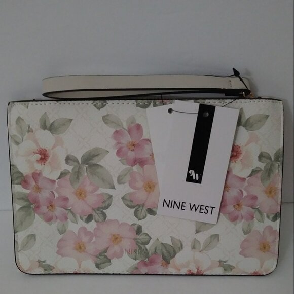 Nine West Floral Mini Jardin Wristlet - Picture 3 of 13